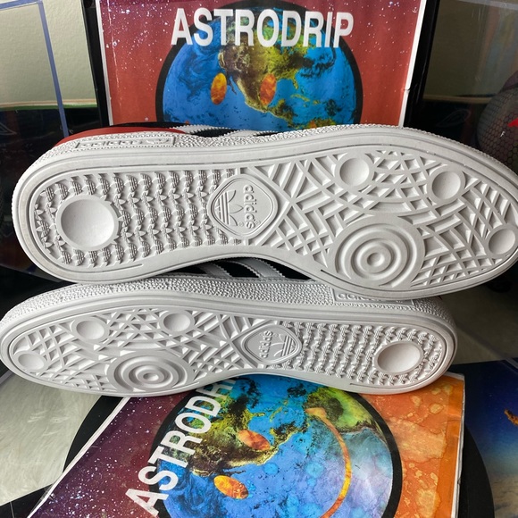 🆕 Adidas Businetz Skate Black/White/Red - Mens - Picture 5 of 10